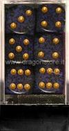 Set 12D6 Speckled - Cobalto Dorati