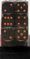 Set 12D6 Opachi - Nero/Rosso