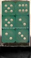 Set 12D6 Frosted - Ciano/Bianco