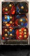 Set 12D6 Gemini 2 - Blu-Rosso/Oro