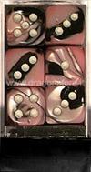Set 12D6 Gemini 2 - Nero-Rosa/Bianco