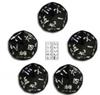 Set Dadi Giapponesi d10 (5) - Nero, Bianco