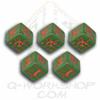 Set 5D6 Battle - Soviet Verde, Rosso