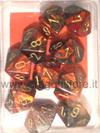 Set 10D10 Gemini 3 - Nero-Rosso/Oro