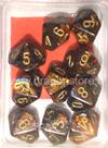 Set 10D10 Scarab - Blu Sangue/Oro