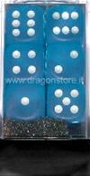 Set 12D6 Frosted - Blu Caraibico/Bianco