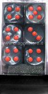 Set 12D6 Velvet - Nero/Rosso