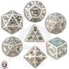 Set Dadi Celtici 3D - Bianco, Nero