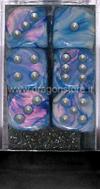 Set 12D6 Mother of Pearl Blu/Argento