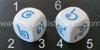Dado d6 Big - Numeri in Cifre - Thailandese