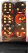 Set 12D6 Gemini 3 - Nero-Rosso/Oro
