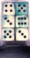 Set 12D6 Gemini 4 - Ciano-Bianco/Nero