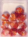 Set 10D10 Gemini 4 - Rosso-Bianco/Oro