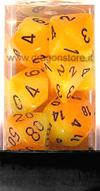 Set Dadi Gemini 4 - Arancione-Giallo/Nero