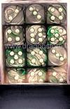 Set 36D6 Gemini 4 - Verde-Acciaio/Bianco