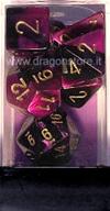 Set Dadi Gemini 4 - Nero-Viola/Oro