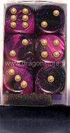 Set 12D6 Gemini 4 - Nero-Viola/Oro