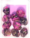 Set 10D10 Gemini 4 - Nero-Viola/Oro