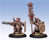 Mercenaries - High Shield Gun Corps Officer & Standard Bearer
