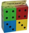 Dadi d6 in Gomma Morbida 10cm - Confezione da 4
