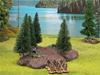 Foresta su base con 10 alberi