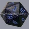 Dado Jumbo d20 Speckled - Cobalto