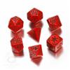 Set Dadi Tribali - Rosso, Nero