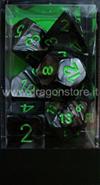 Set Dadi Gemini 5 - Nero-Grigio/Verde