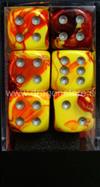 Set 12D6 Gemini 5 - Rosso-Giallo/Argento