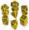 Set Dadi Celtici 3D - Giallo, Nero