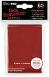 60 Bustine Proteggicarte Mini Rosso Imperiale