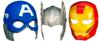 Marvel Heroes - The Avengers Masks