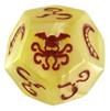 Cthulhu Dice - Dadi Cthulhu (Bianco Osso e Rosso)