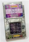 Irondie Set Base Viola - 9 Dadi in Metallo