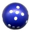 Dado d6 Sferico Opaco - Blu