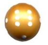 Dado d6 Sferico Opaco - Oro