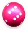 Dado d6 Sferico Opaco - Rosa