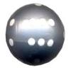 Dado d6 Sferico Opaco - Argento