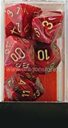 Set Dadi Vortex - Burgundy/Oro