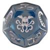 Cthulhu Dice - Dadi Cthulhu (Blu Ghiaccio e Bianco)