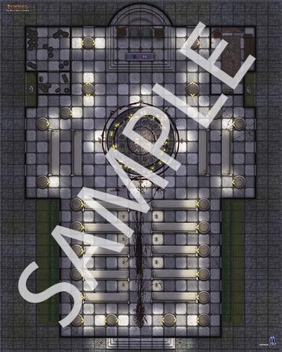 Pathfinder Flip-Mat Map: Classics Cathedral