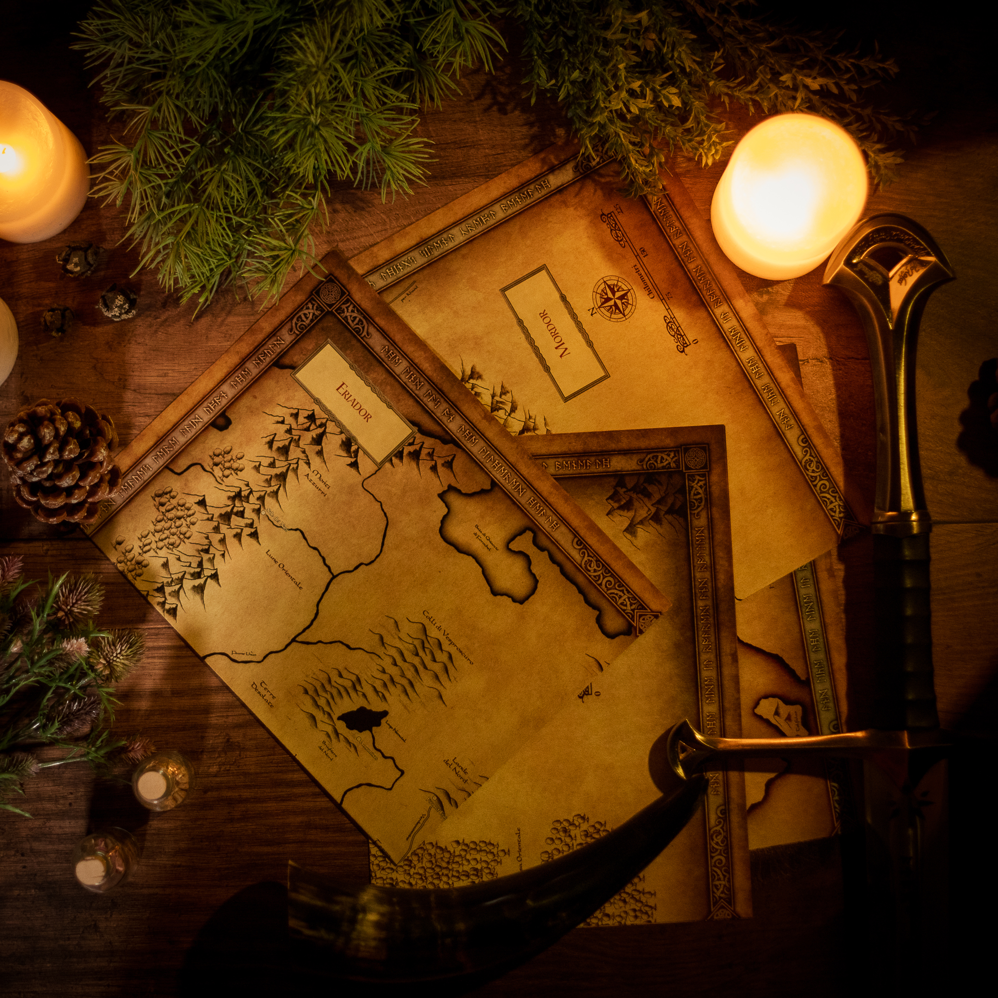 L'Unico Anello - Cofanetto Gioco di Ruolo con Manuali Base + Set di Dadi Esclusivo