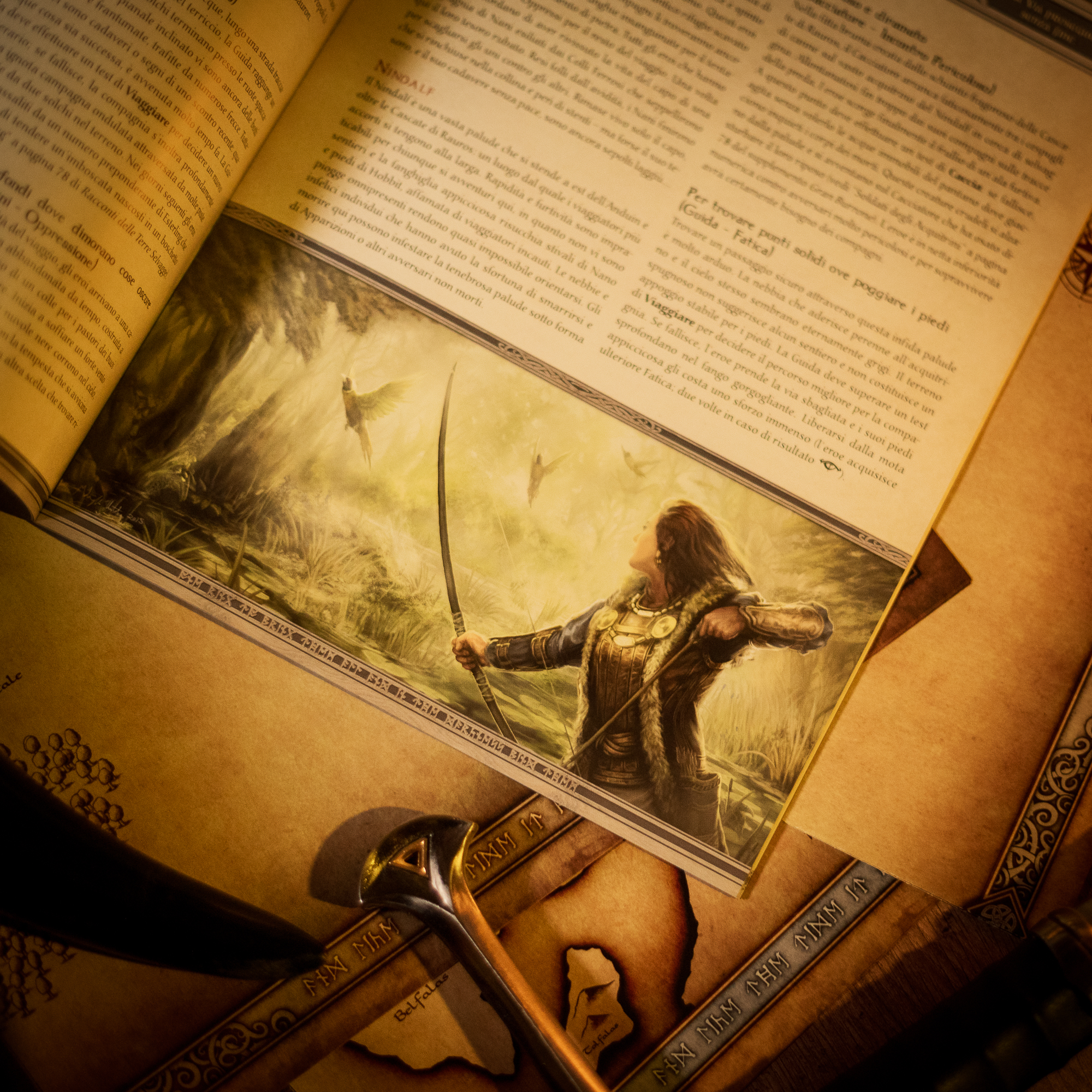 L'Unico Anello - Cofanetto Gioco di Ruolo con Manuali Base + Set di Dadi Esclusivo