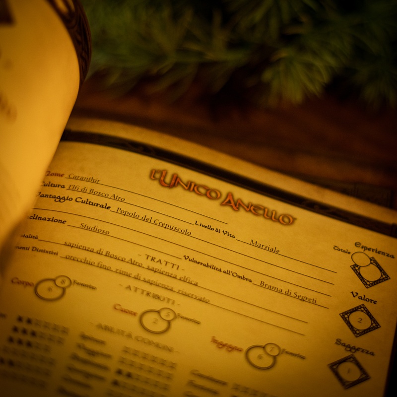 L'Unico Anello - Cofanetto GDR con Manuali + Set Dadi Esclusivo