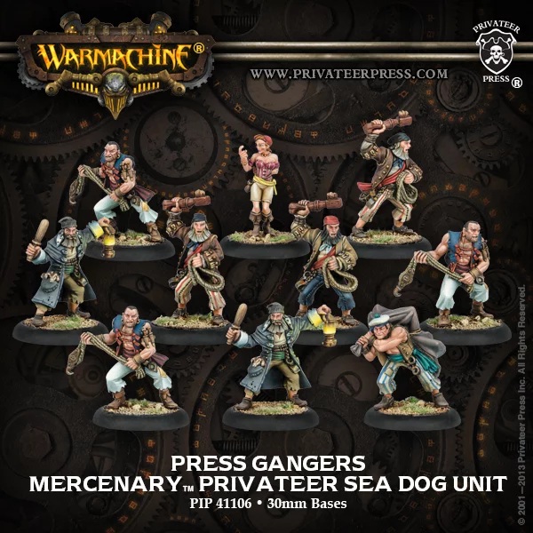 Mercenaries - Press Gangers, Privateer Sea Dog Unit (10)