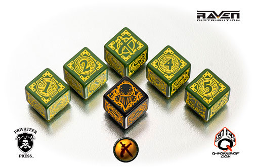 Warmachine - Set Dadi Mercenari (6)