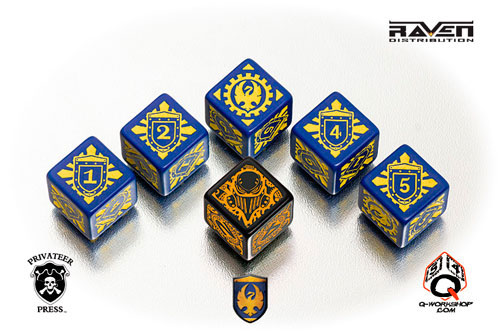 Warmachine - Set Dadi Cygnar (6)