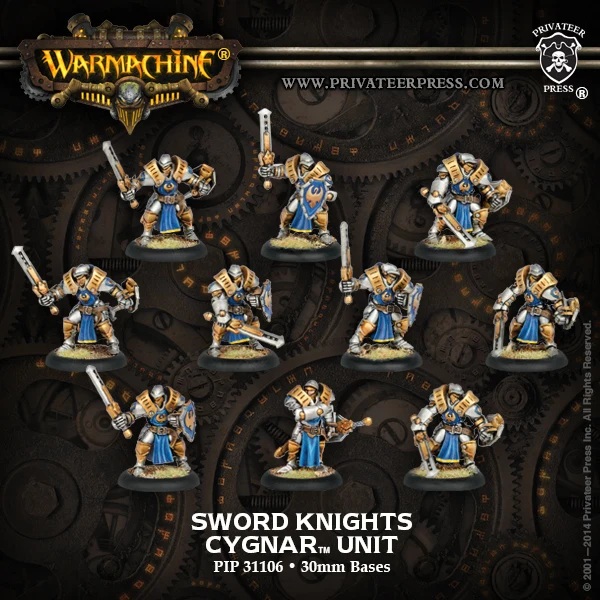 Cygnar - Sword Knights Unit