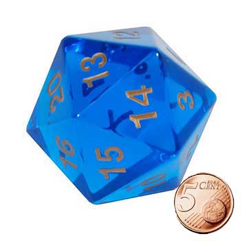 d20 Giga - Blu Zaffiro