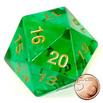 d20 Giga - Verde Smeraldo